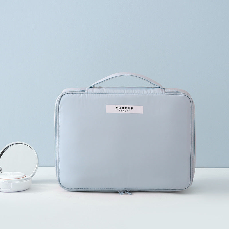 Kosmetiktasche für Reisen blau