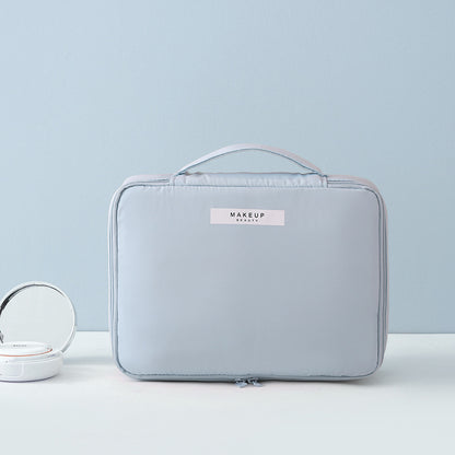 Kosmetiktasche für Reisen blau