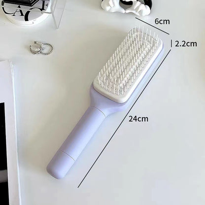 Selbstreinigende Haarbürste 4 in 1