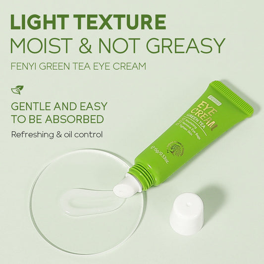 Bio Augencreme gegen Augenringe mit Grüntee