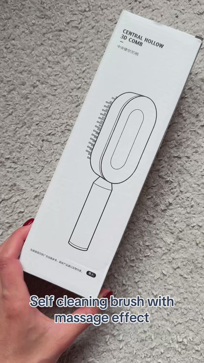 Self-Cleaning Hair Brush with Massage Effect